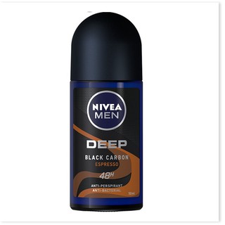[Mã giảm giá tích lũy] Lăn ngăn mùi Nivea men than đen 50ml[COCOLUX]