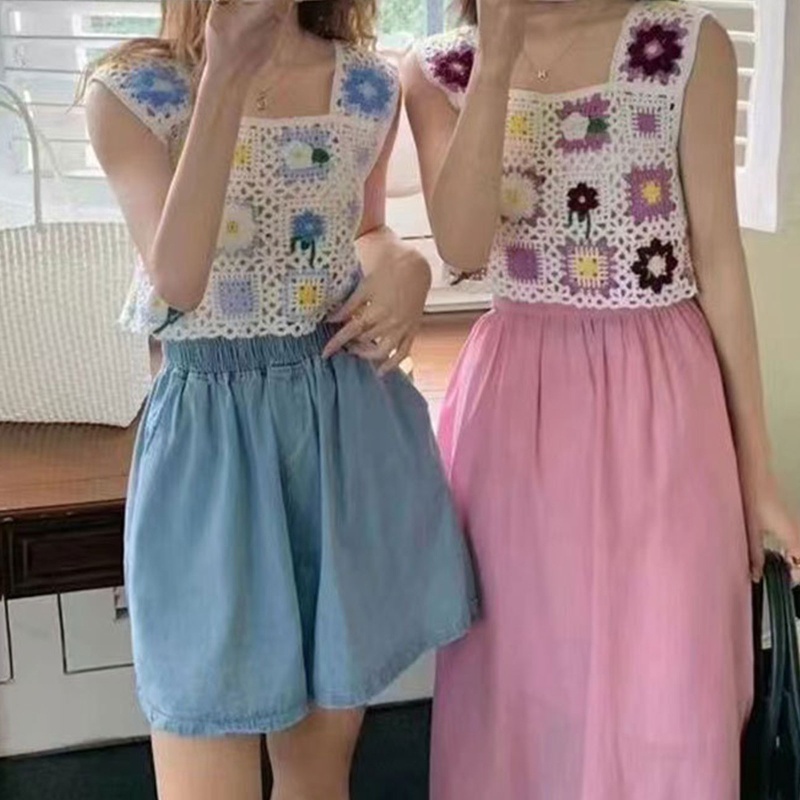 Brroa Áo Tanktop Không Tay Nhiều Màu Sắc Thời Trang Mùa Hè Cho Nữ