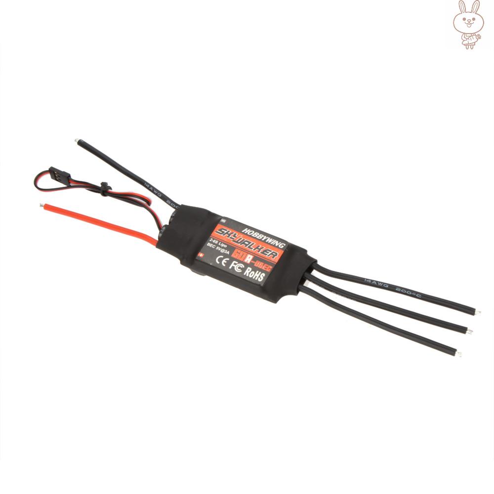 Bộ Điều Khiển Tốc Độ Không Chổi Than Ol Hobbywing Skywalker 60a Esc Cho Máy Bay Rc Trex 500 Rc