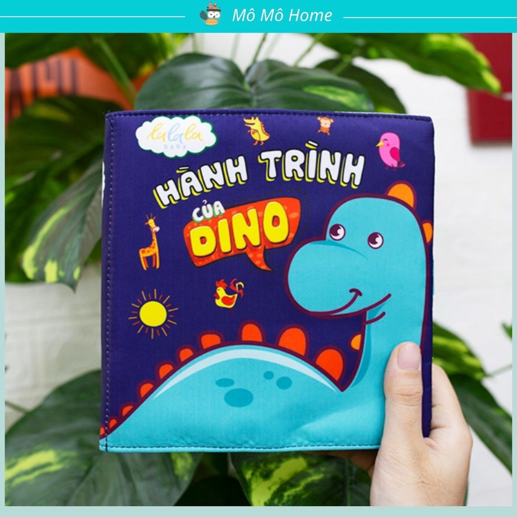 Sách vải Mô Mô Home - Hành trình của Dino - Made in Vietnam