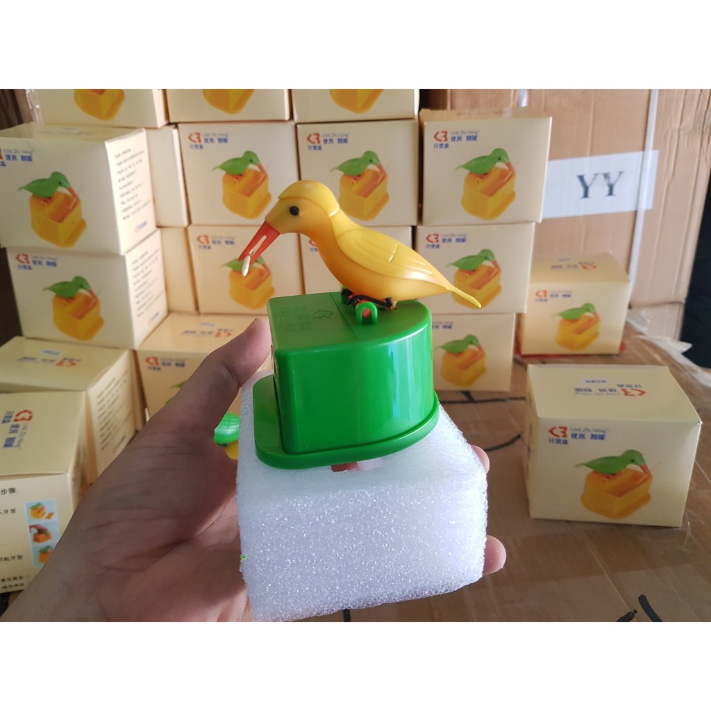 Hộp đựng tăm chim gõ kiến siêu hot