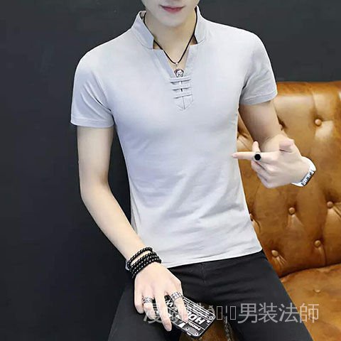 Áo Thun Cotton Ngắn Tay Dáng Ôm Thời Trang Mùa Hè Cho Nam J3Kx | BigBuy360 - bigbuy360.vn