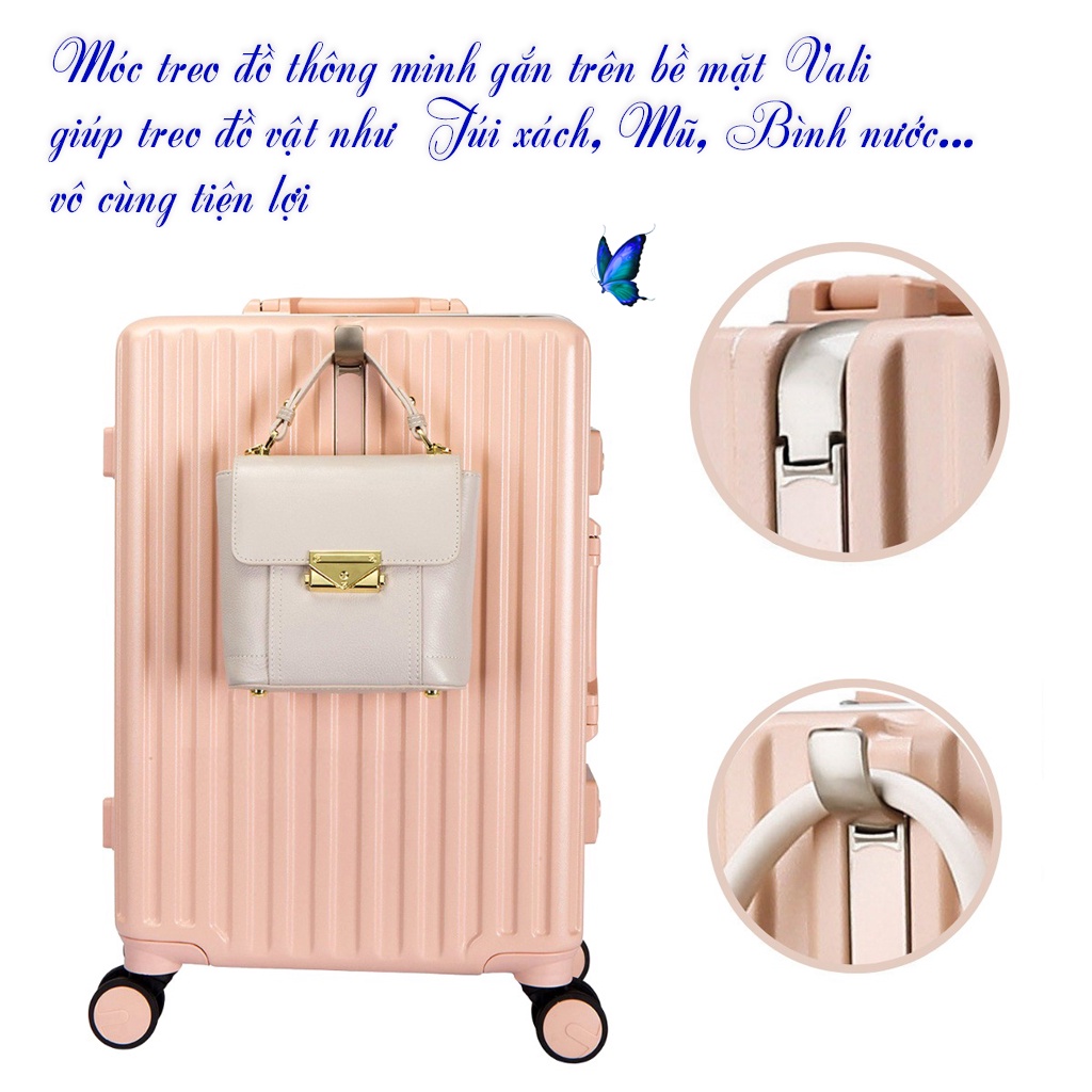 Vali Kéo Khung Nhôm Khoá Sập Cao Cấp Travelking 805 Siêu Bền Chống Vỡ Tuyệt Đối Chính Hãng Hùng Phát - Bamozo Shop