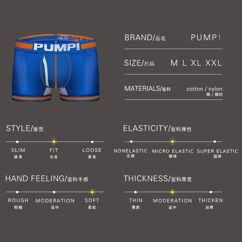 Quần Lót Boxer Thoáng Khí Mau Khô Cho Nam