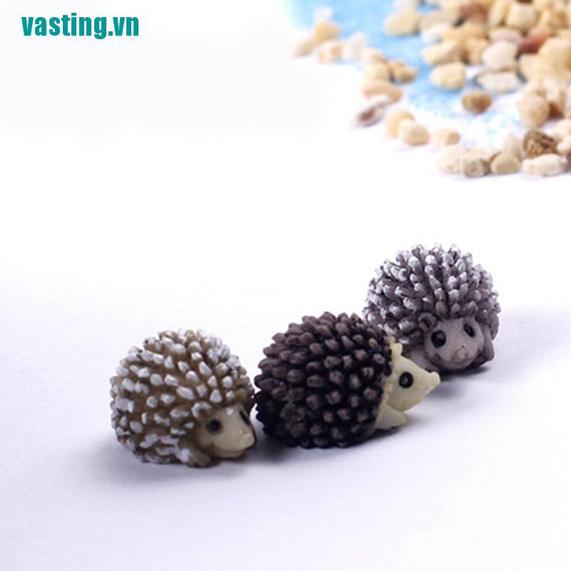 V☆Mô Hình Nhím Gai Mini Bằng Nhựa Resin Trang Trí Tiểu Cảnh