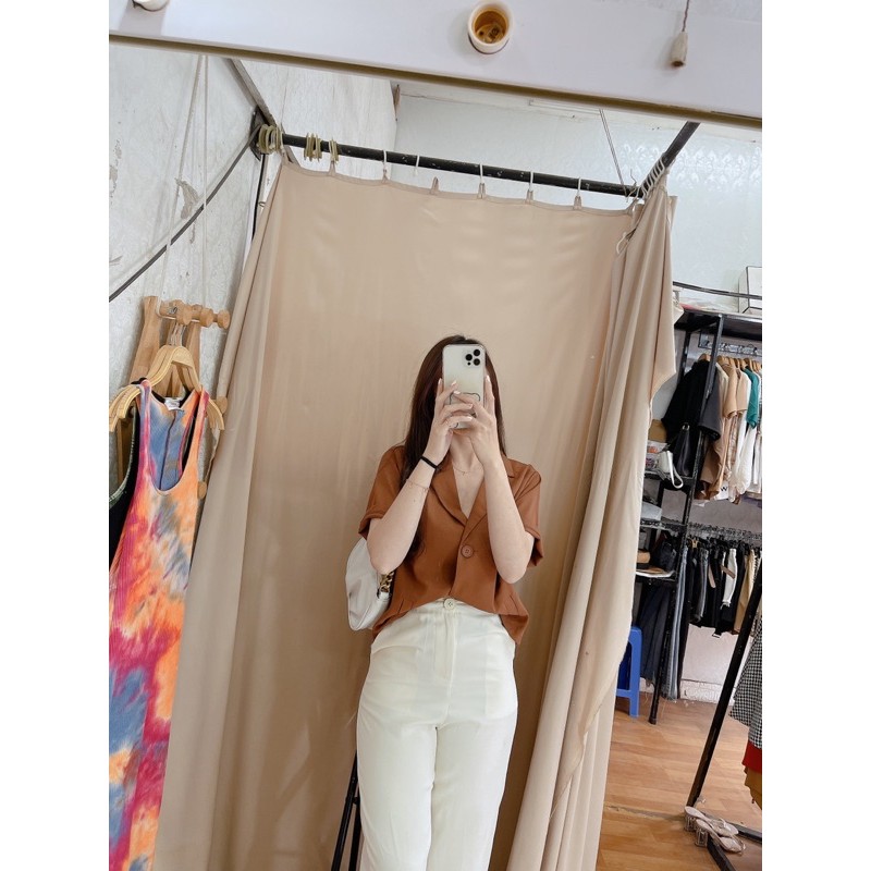 Áo sơ mi cổ vest