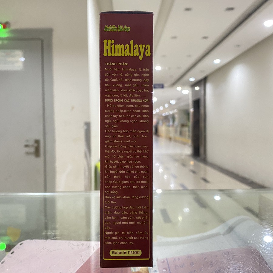 Muối Hầm Thảo Dược Himalaya - Xông, Tắm Gội, Ngâm Chân - Hộp 100g