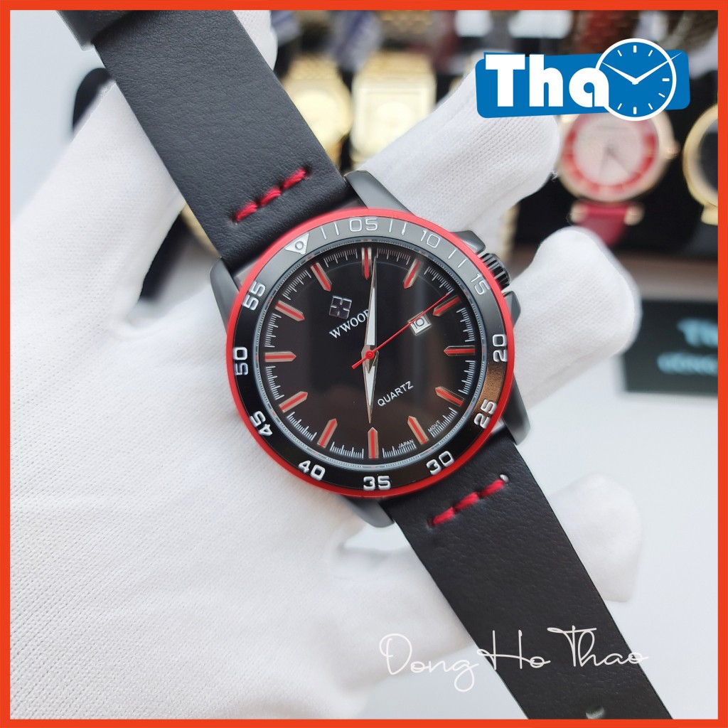 Đồng Hồ Nam Dây Da Wwoor 8834 Nam Tính Hấp Dẫn