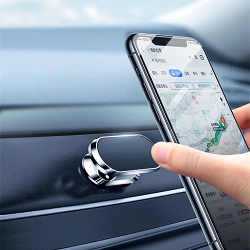Giá đỡ điện thoại dạng hít nam châm xoay 360 độ tự dính cho xe hơi
