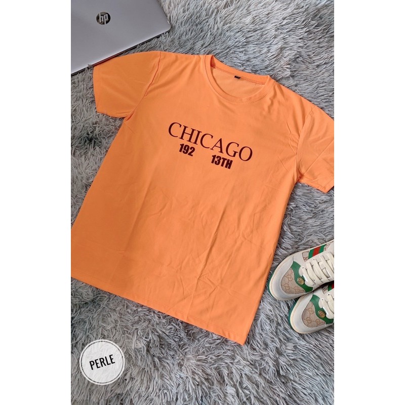 Áo phông unisex CHICAGO, áo thun unisex mới nhất hè 2021