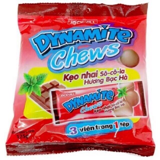 Kẹo Dynamite chews đủ vị 3 viên 125g