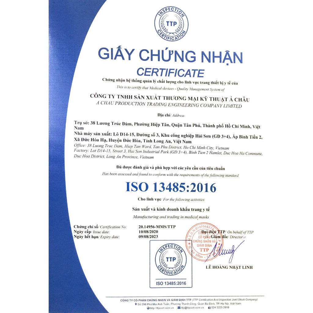 Khẩu Trang Y Tế Trẻ Em 4 Lớp Kháng Khuẩn Asia Medic 50 Cái