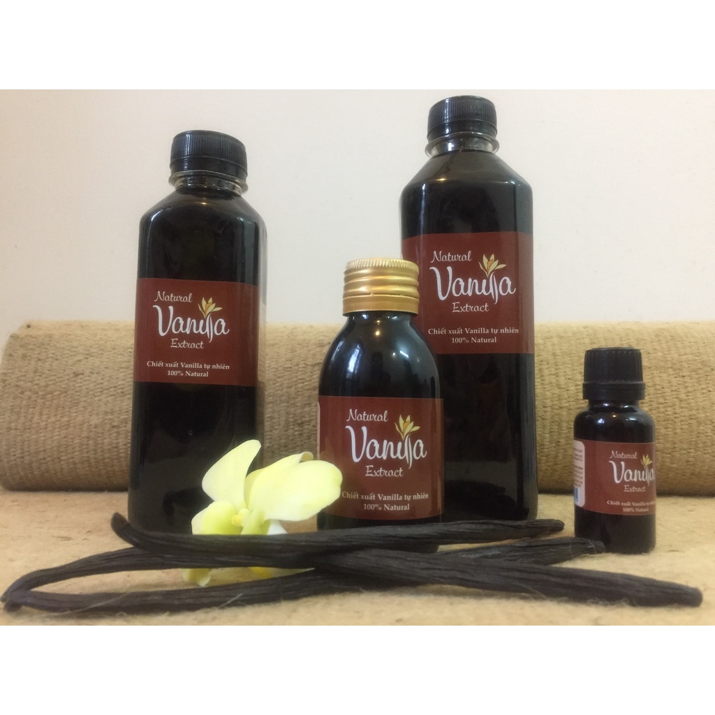 TINH CHẤT VANI HỮU CƠ - Chiết xuất vanilla tự nhiên 100 gram