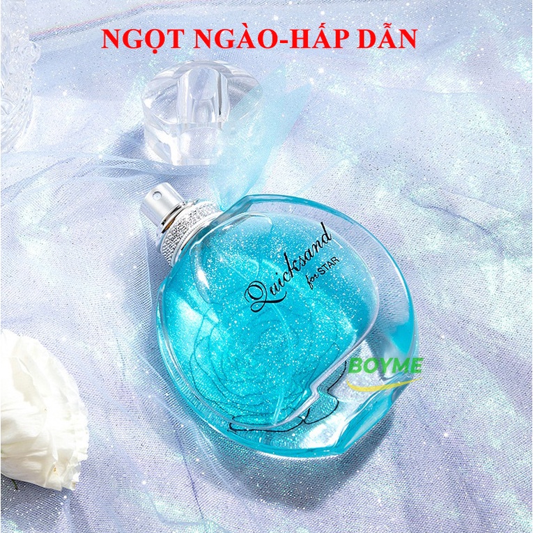 Nước Hoa Nữ Thơm Lâu Chính Hãng Quicksand Hương Thơm Nồng Nàn, Quyến Rũ, Ấn Tượng Khó Phai, Khiến Chàng Xao Xuyến