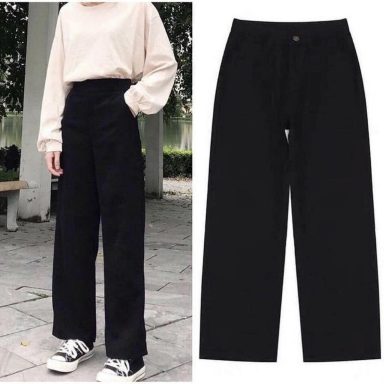 [SIÊU HOT |Hình thật độc quyền| QUẦN TÂY ỐNG RỘNG NỮ ULZZANG
