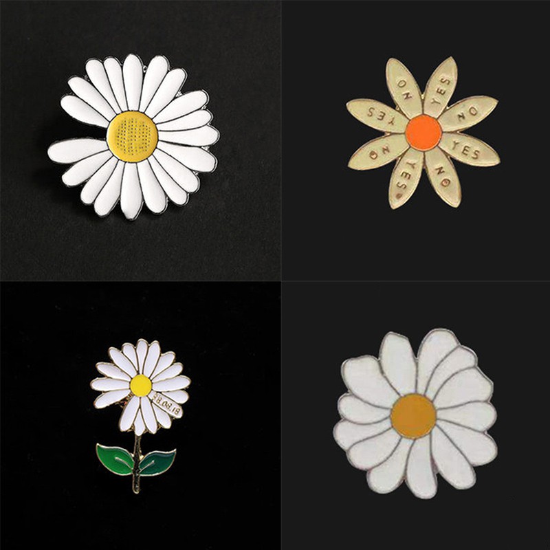 Ghim Cài Áo Hình Hoa Cúc Xinh Xắn Dành Cho Nữ