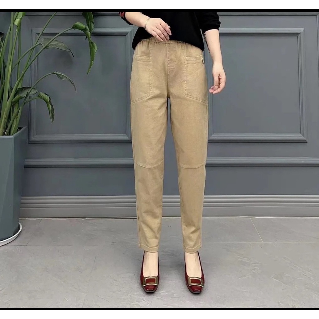 Quần kaki trơn,Quần Baggy Nam Nữ KAKI Ống Suông Unisex co giãn trẻ trung năng động | BigBuy360 - bigbuy360.vn