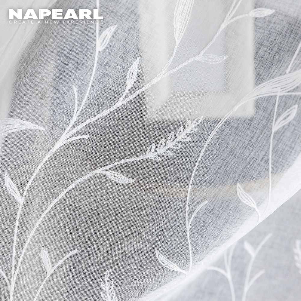 1 Rèm cửa sổ NAPEARL Xuyên Thấu Thêu Họa Tiết
