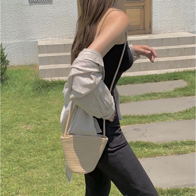 Túi Xách Đan Lát Thời Trang Cho Nữ