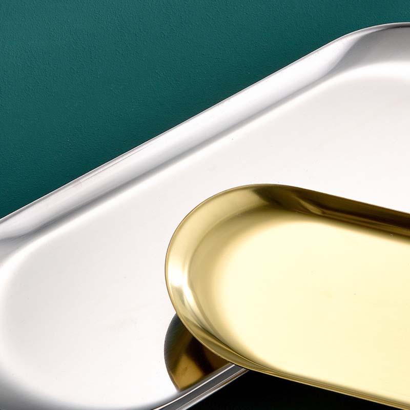 Khay đựng trang sức bằng thép không gỉ 3 kích cỡ lựa chọn