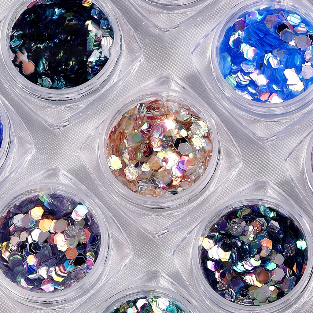 1 Hộp Hạt Kim Sa Chống Trầy Trang Trí Móng Tay