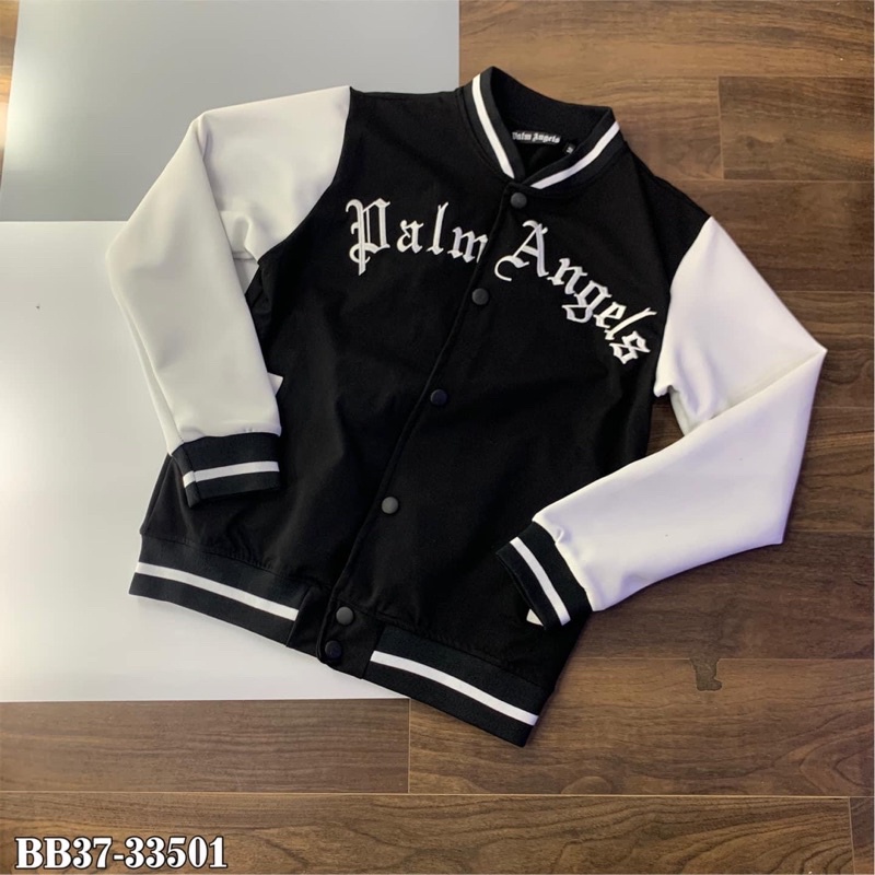 Áo khoác palm angels gấu chữ hai mặt siêu sang