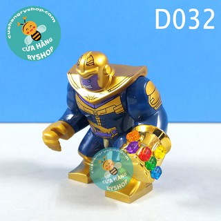 Non Lego Thanos Avengers với găng tay vô cực - D032