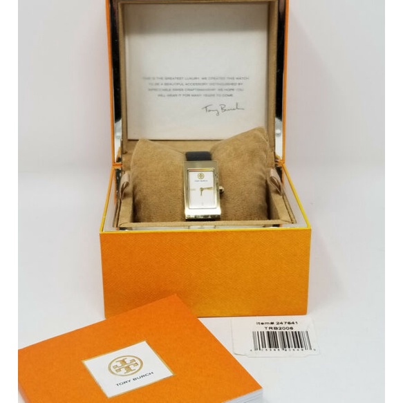 Đồng Hồ Nữ Tory Burch Buddy Signature Black TRB2006