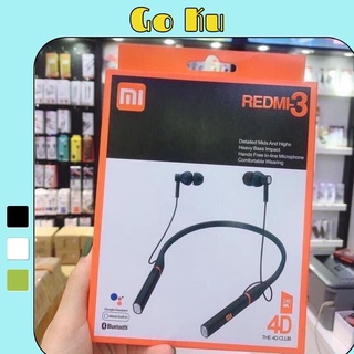 Tai nghe redmi bluetooth không dây nhét tai có mic Bass cực đã nhựa TPE siêu nhẹ - Go Ku