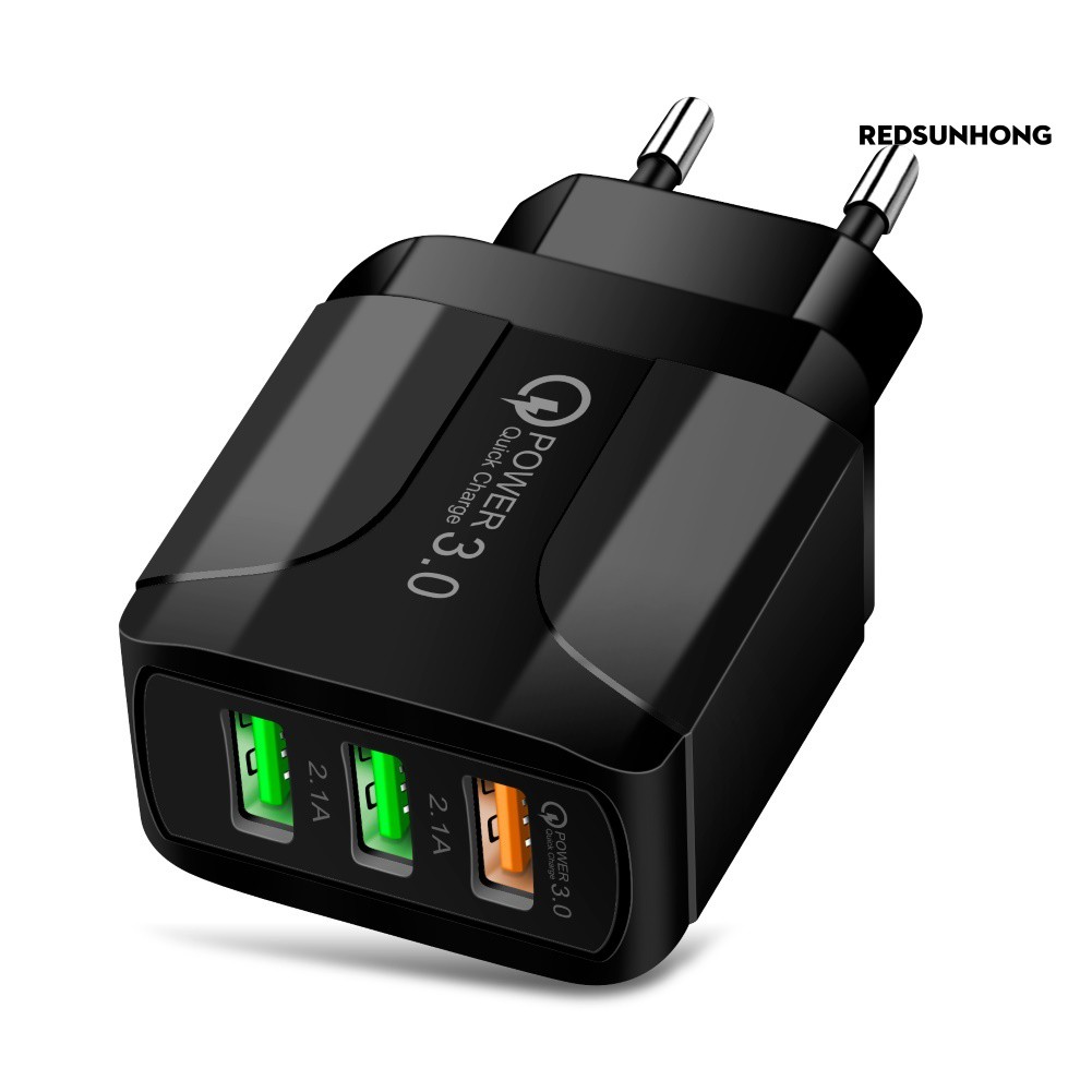 Củ Sạc Nhanh Qc3.0 5.1a 3 Cổng Usb Cho IP