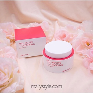 Q41_Sáp Tẩy Trang Dạng Sữa About me Red Recipe Cleansing Milky Balm