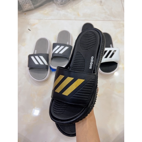 Dép Alphabounce  quai ngang nam nữ 3 sọc chất xịn VN