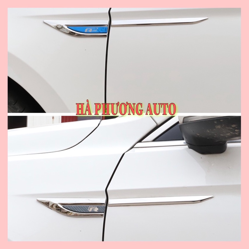 Ốp mang cá trang trí ô tô - Ốp dán mang cá ô tô hợp kim cao cấp tạo điểm nhấn cho ô tô - xe hơi