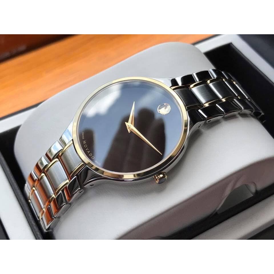 Đồng hồ nam Movado 0607284 - Máy Quartz Pin - Kính Sapphire