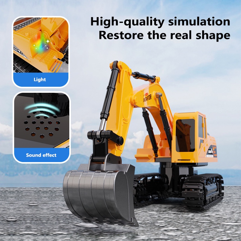 Mô Hình Xe Cần Cẩu Điều Khiển Từ Xa 2.4G 6CH Bằng Hợp Kim