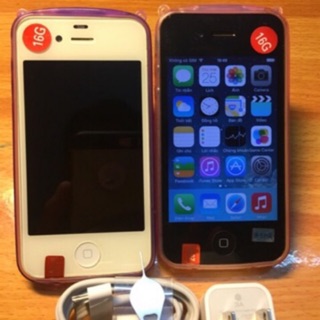 Điện thoại iPhone4- 8GB/16gb/32 gb CDMA ( ko lắp sim) . Máy Quốc tế . Có phụ kiện