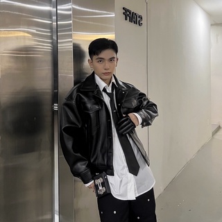 Áo khoác da ONER "Hinge Leather Jacket" da PU cao cấp