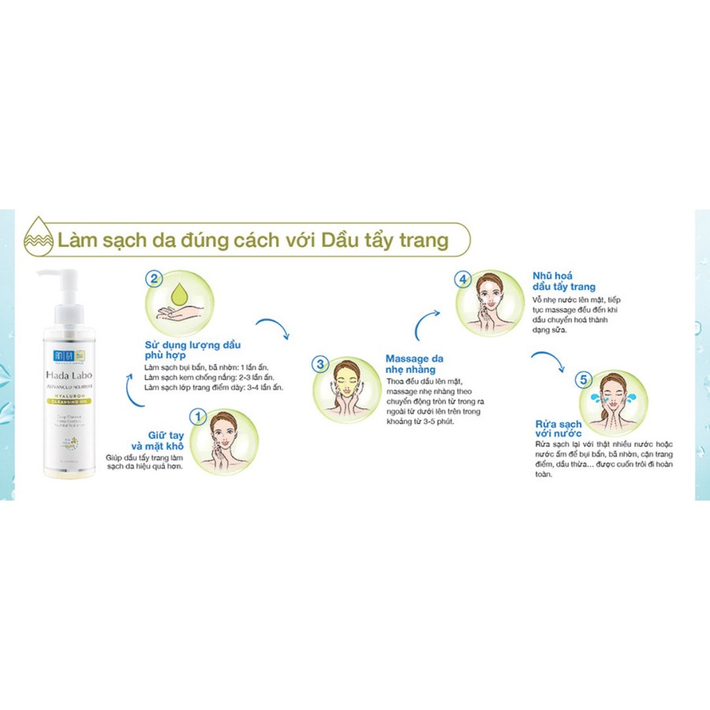 Dầu Tẩy Trang Hada Labo Hadalabo Advanced Nourish Hyaluron 200Ml