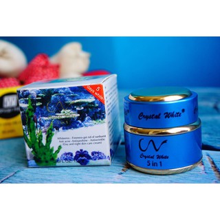 KEM DƯỠNG DA RONG BIỂN CRYSTAL WHITE 5IN1 DAY AND NIGHT SKIN CARE CREAM 15G CHÍNH HÃNG - 5374