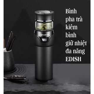 Bình Pha Trà Kiêm Giữ Nhiệt Đa Năng Edish Dung Tích 450ml - HÀNG CHÍNH HÃNG, Công Nghệ Đức, Giữ Nhiệt Lâu
