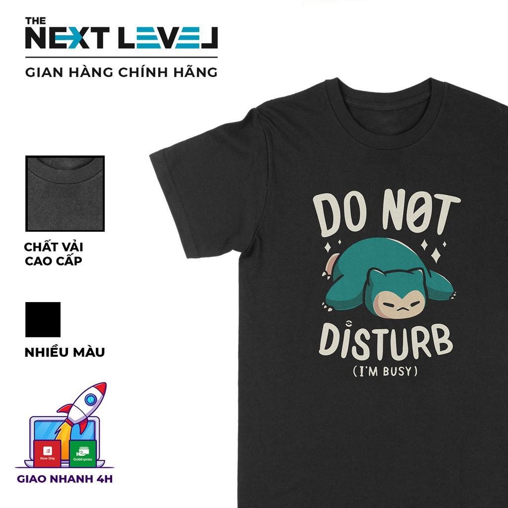 RrTe /Áo thun Snorlax Đừng Làm Phiền Unisex THE NEXT LEVEL, Cotton 100% nam nữ - BT0027!