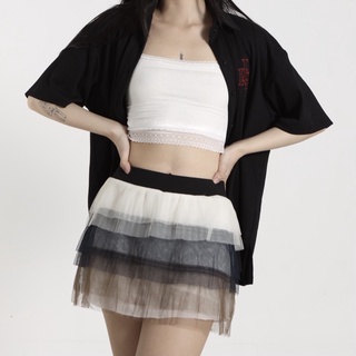 Váy ERRORIST ren lưới xếp tầng princess skirt