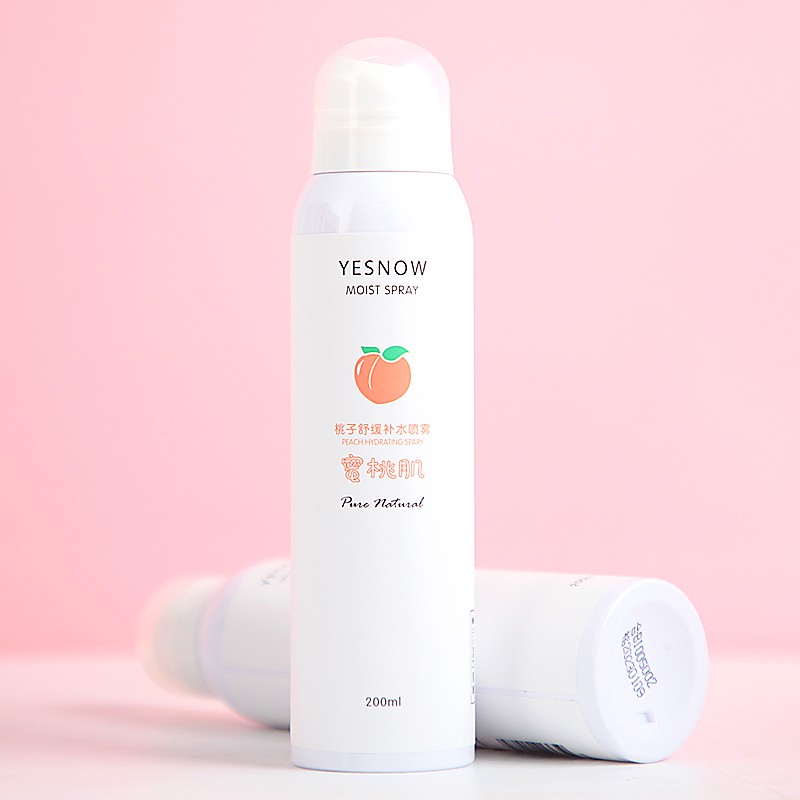 Xịt khoáng ĐÀO CẤP NƯỚC, dưỡng ẩm, SÁNG DA YESNOW - [ 200ml] HÀNG CHÍNH HÃNG