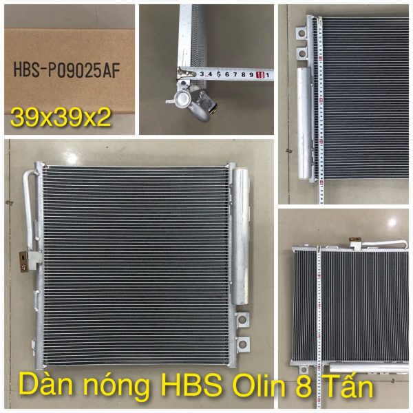 DÀN NÓNG XE TẢI CÁC DÒNG XE (CamC / Olin / KIA / JAC / Shacman / Hino )