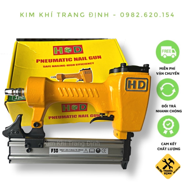 Súng Bắn Đinh Thẳng Dùng Hơi F30 HD Cao Cấp
