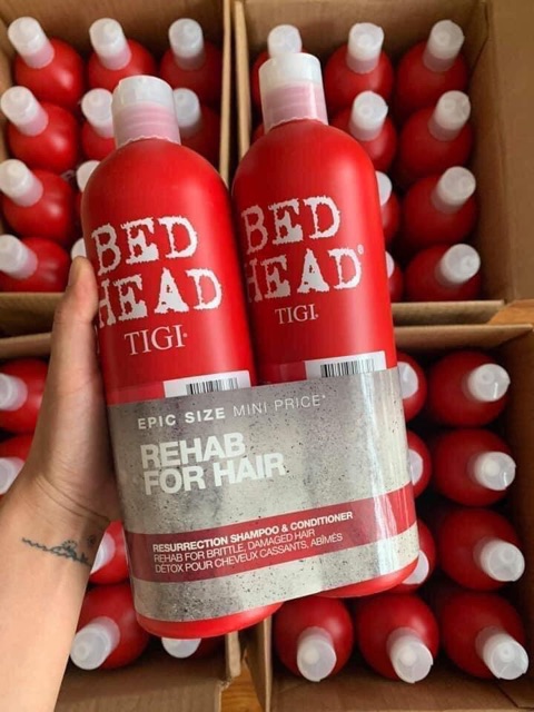 Cặp dầu gội xả tigi đỏ bed head