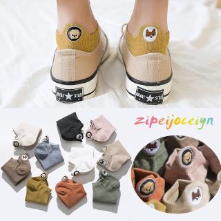 Tất chân thêu hình cún dễ thương cho nữ