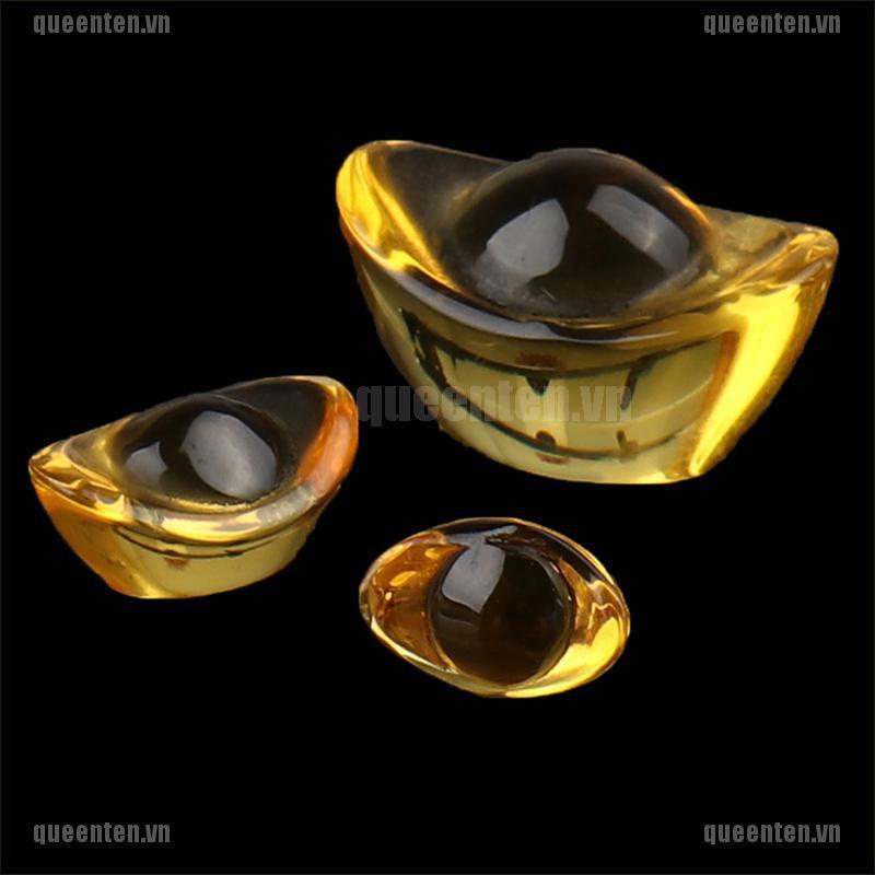 5Pcs Yuanbao Feng Shui Yuan Bao Ingot Lucky Home Blessing Decoration Ornament QUVN