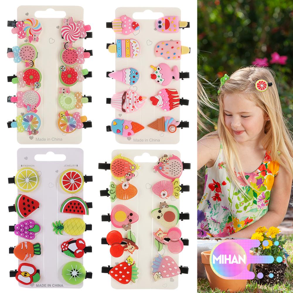 Kẹp tóc hình trái cây hoạt hình MIHAN1 cho bé gái