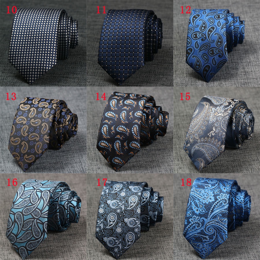 Cà Vạt 7CM Thời Trang Công Sở Mới Cho Nam